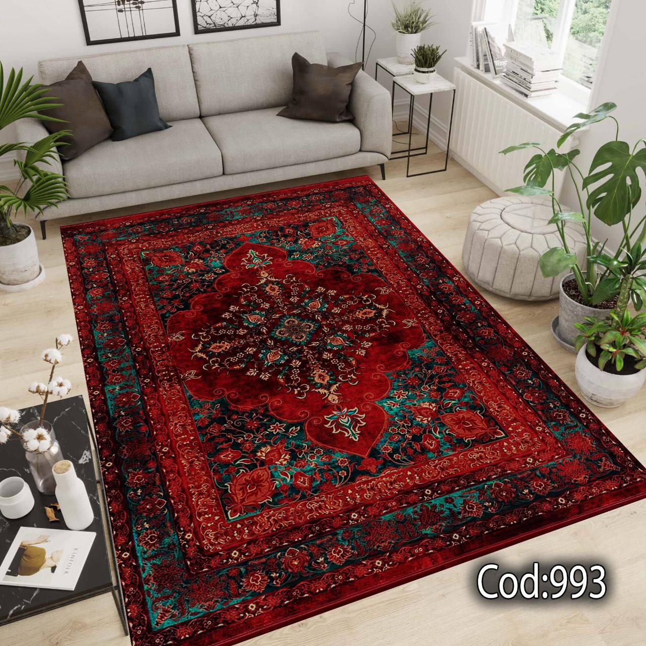 فرشینه مخمل کلاسیک لاکی