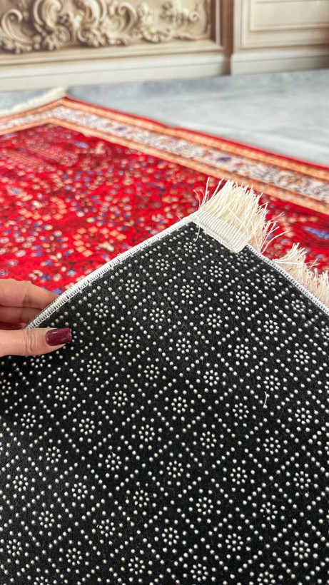 فرشینه مخمل افشان لاکی