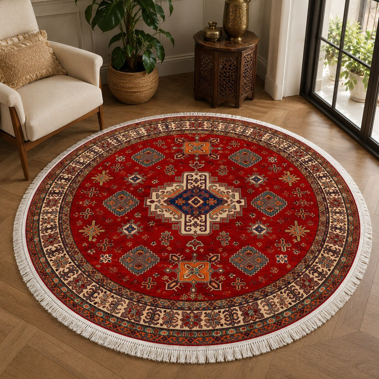 فرشینه مخمل طرح سنتی لاکی