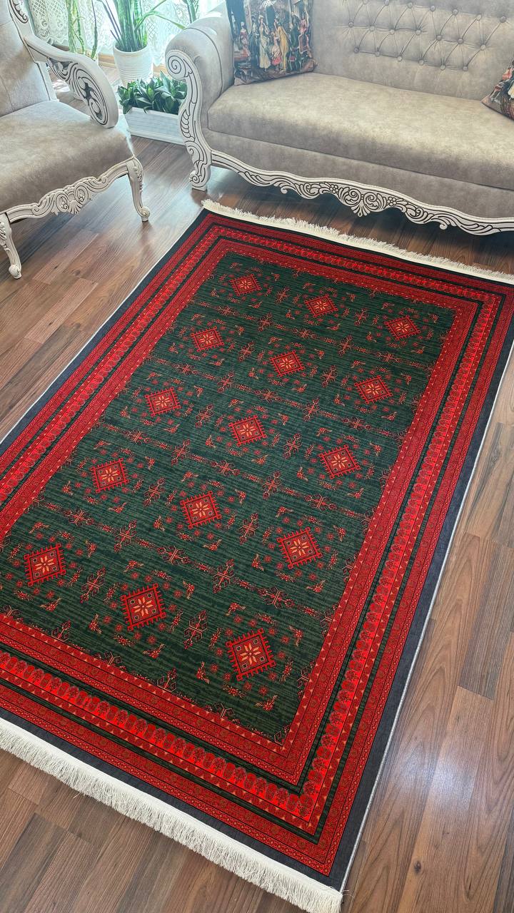 فرشینه مخمل افشان سنتی