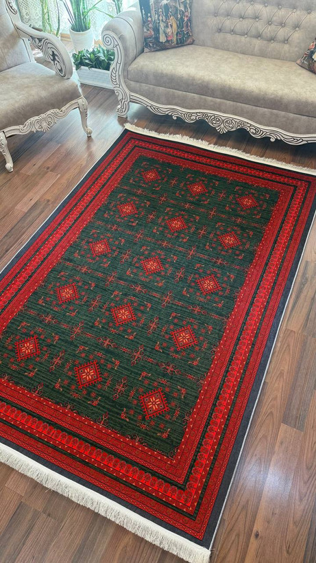 فرشینه مخمل افشان سنتی