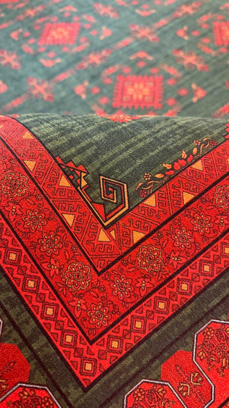 فرشینه مخمل افشان سنتی
