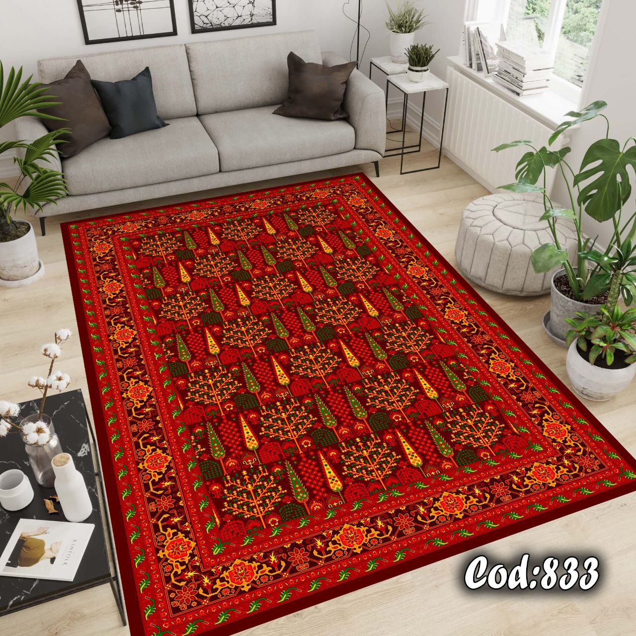 روفرشی کشدار مخمل شانل طرح سنتی