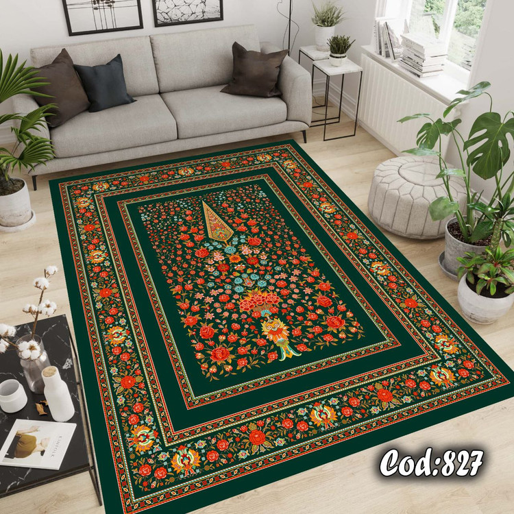 روفرشی کشدار مخمل شانل طرح درخت زندگی