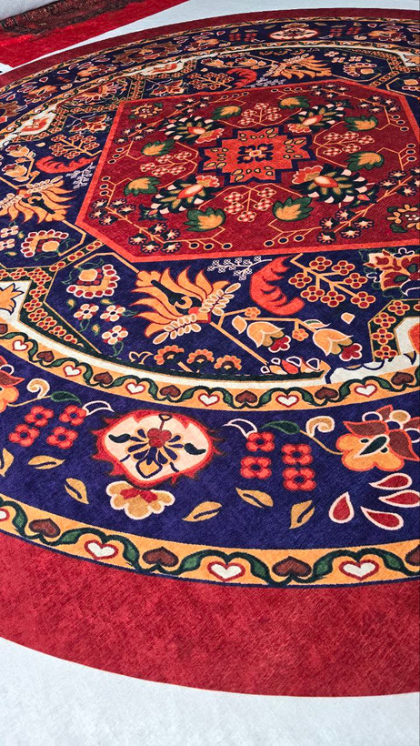 روفرشی کشدار مخمل شانل طرح سنتی لاکی