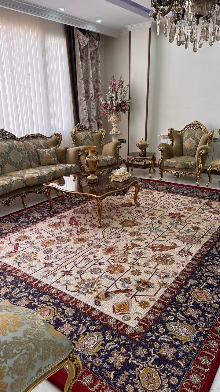 روفرشی کشدار مخمل شانل طرح سلطان آباد