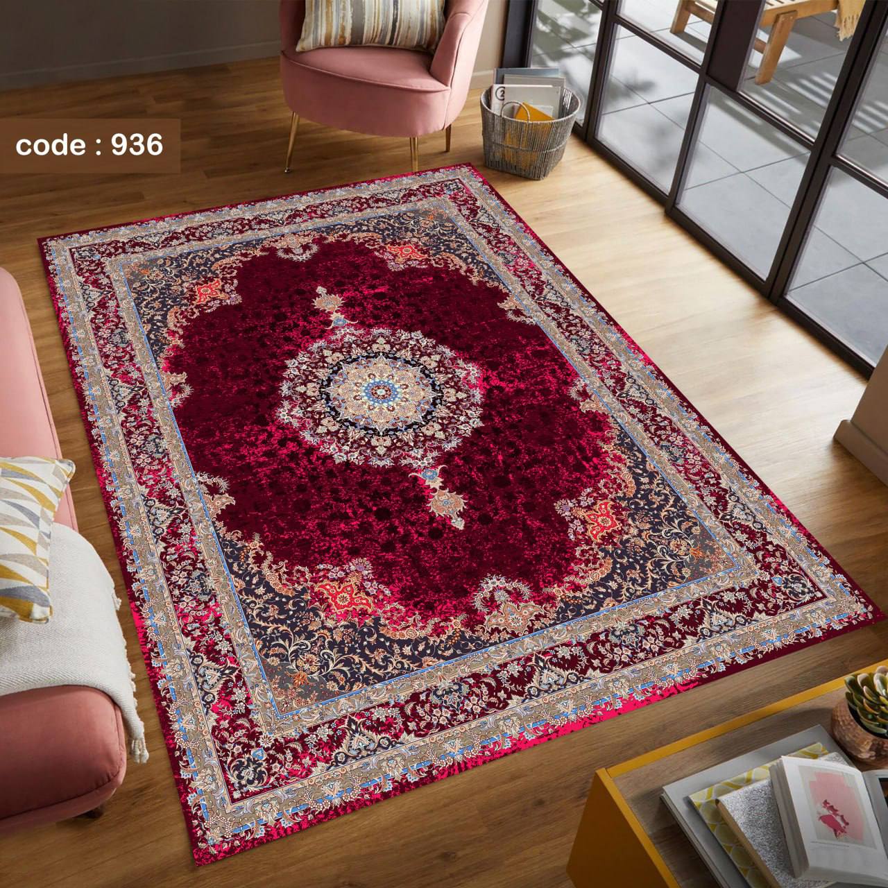 فرشینه مخمل کلاسیک