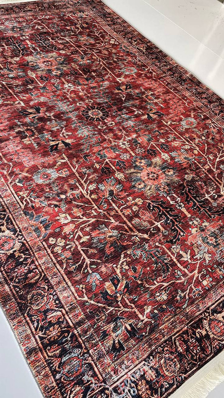 فرشینه مخمل طرح سلطان آباد