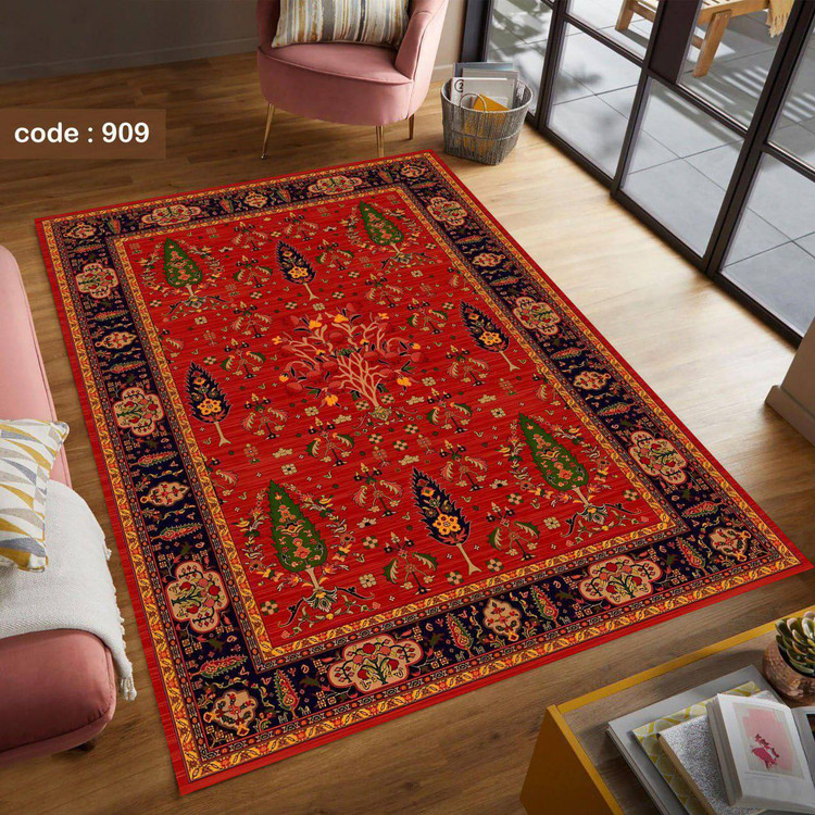 فرشینه مخمل طرح سلطان آباد