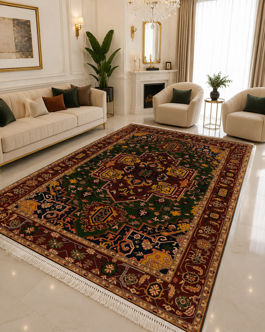 فرشینه مخمل سنتی
